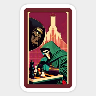 Doctor Doom The Grand Chessboard Sticker